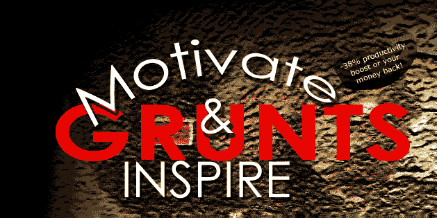 Motivate and Inspire Grunts
